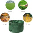 thumbnail image 4 of Bolsa Estándar De 63 Galones Para Jardín, Bolsas De Basura Plegables Reutilizables Para Hojas, Bolsa Para Residuos De Hojas De Jardín Y Piscina Para Césped Jormftte WRJM-111, 4 of 7