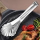 thumbnail image 1 of Pinza para Parrilla de Barbacoa de Acero Inoxidable 28cm – Diseño Ondulado Antideslizante, Pinzas de Cocina Duraderas para Cocinar y Parrillas al Aire Libre, Fácil de Limpiar, Plateado (1 Pieza), 1 of 5