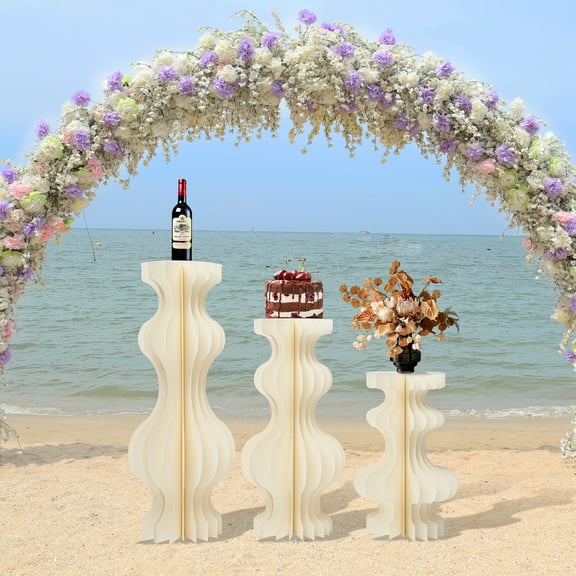 Wedding Centerpieces Cardboard Vases, Flower Vase Flowers Stand for Party Tables Decorations, Table Cylinder Centerpiece Stands