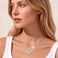 thumbnail image 3 of APSVO S925 Sterling Silver Plated Love Heart Initial Cross Necklaces for Women Girls CZ Letter B Pendant Chain Birthday Christmas Jewelry Gifts Teen Mom Wife Adults Stocking Stuffers for Kids Age, 3 of 8