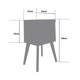 thumbnail image 5 of Buro Recamara Almacenamiento Mdf Moderno Recámara Flor Loto Blanco, 5 of 5