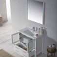 thumbnail image 4 of Blossom 36" Solid Wood Vanity | Glossy White | Ceramic Sink | Tempered Glass Doors | Soft-Close Drawers, 4 of 6