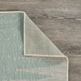 thumbnail image 4 of LR Home Samara 5'3" x 7'3", Gray/Aqua Blue Palms Fade, Stain, and Moisture Resistant Indoor/Outdoor Area Rug, 4 of 8
