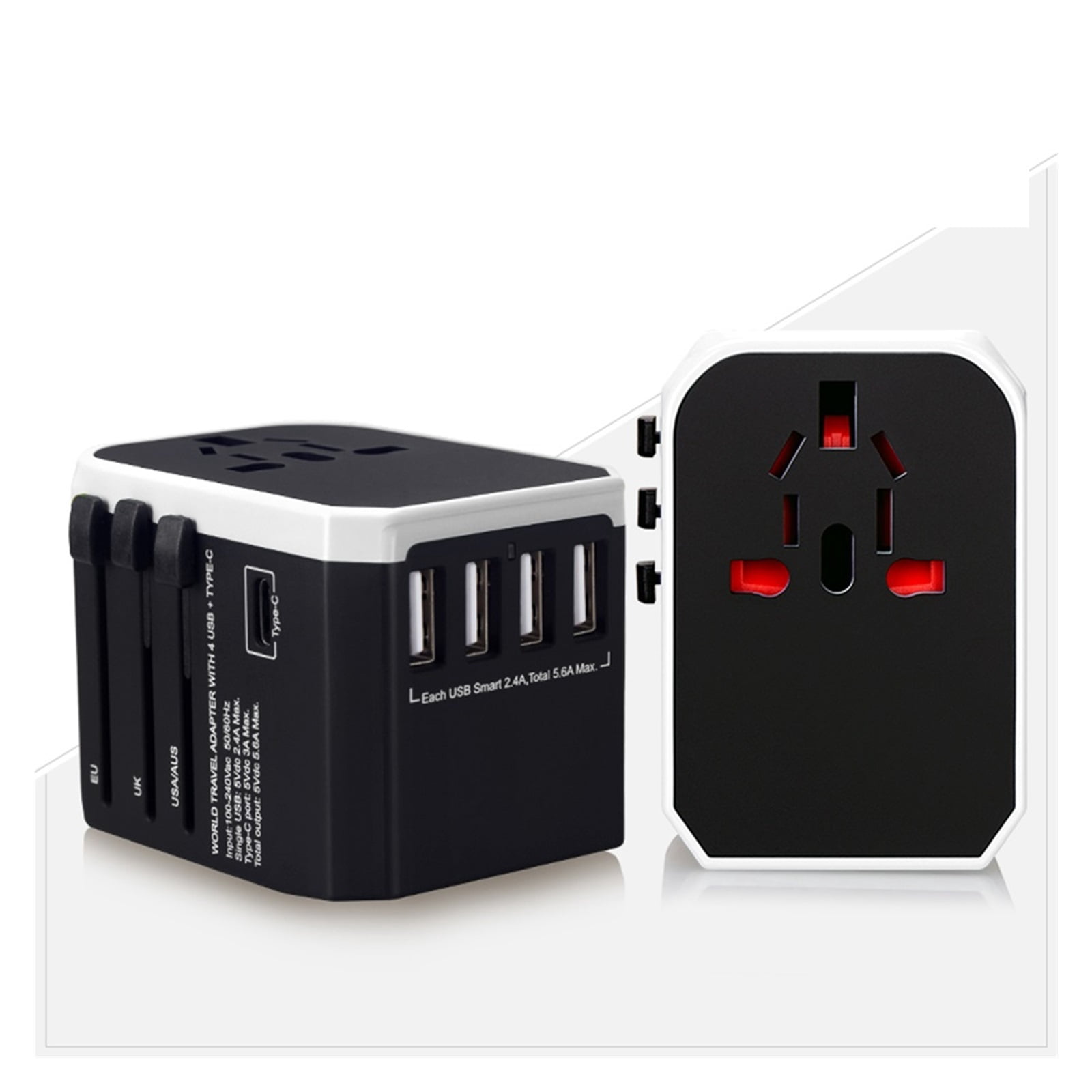 Travel Smart Adapter International Adaptor Wall USB Type C Charger AC Power