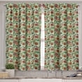 thumbnail image 2 of Ambesonne Floral Valance & Curtain, Vintage Colorful Ornate, 55"x24", Multicolor, 2 of 6