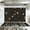 Color 1, variant on Kitchen Backsplash Peel and Stick Wall Murals Floral Bouquet Border Dark Dramatic Lighting Removable Mural 35.4"W x 23.6"H, Oil Proof Vinyl Wallpaper for Fireplace & Behind Stove