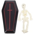 thumbnail image 4 of 1 Set Mini Coffin with Skeleton Halloween Decoration Funny Prank Props Creative Tabletop Decor for Halloween Parties Stage Props, 4 of 9
