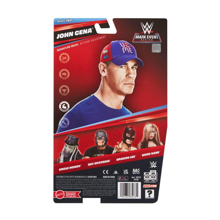 WWE John Cena Action Figure, Main Event Series #162, 6-inch