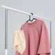 thumbnail image 2 of 3pcs Metal Scarf Rings Hangers: Round Belt Clothes Rack Tie Hanging Hooks Closet Organizer Storage Holders Display For Ties Scarves Belts Tank Tops Go, 2 of 3
