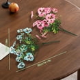 thumbnail image 3 of Artificial Pansy Flower Bush, Artificial Flowers for Outdoors, Fake Outdoor Flowers, Faux Viola Floral Stems, Eucalyptus Silk Flower Picks, Realistic Tricolor Pansy Blooms 1Pcs, 3 of 9