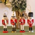 thumbnail image 2 of Soldado Cascanueces de 12 a 15 cm, decoración navideña 2023, juguetes de madera para niños, decoraciones de Año Nuevo, adornos para árboles de Navidad, Navidad, 2 of 5