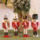 thumbnail image 4 of Adornos para árbol de Navidad de soldado cascanueces de 12 a 15 cm, juguetes de madera para niños, decoraciones de Año Nuevo, decoración navideña 2023, 4 of 5
