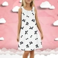 thumbnail image 2 of Girls Dresses Bow Knot Beach Swim Cover Up Summer Sleeveless Tank Es Clothes, 2 of 5