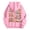 Pink, variant on Women's Hoodie for Book Lovers 2025 Fall Winter Long Sleeve Preppy Y2K Graphic Hooded Sweatshirt Pullover Tops