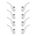 thumbnail image 2 of Shisuyan 8Pcs Vehicle Storage Hanger for Car Organization Stainless Steel Back Seat Hook, 2 of 8