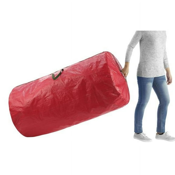 Whitmor Christmas tree storage bag large to fit up to 9ft. Tree, Adult Use, red