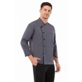 thumbnail image 2 of MONK ITALY Men's Multi-Color 3/4 Sleeve Single Breasted Chef Coat, SIZE (XS-6XL), 2 of 7
