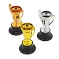 thumbnail image 3 of Trofeos de plástico de 6 piezas para niños, juego de trofeos de colores, copas de premio para fútbol, ​​premio de carnaval de béisbol, recuerdos de fiesta para niños y niñas, 3 of 5