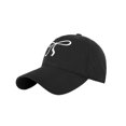 thumbnail image 2 of JingChun Bow-Tie Baseball Cap for Women Fashion Sun Hats for Women Trucker Hat Y2k Sun Cap Visor Cap Hiking Travel Trendy, 2 of 6