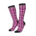 thumbnail image 2 of Bingfone Compression Socks for Women and Men Long Socks for Running Athletic Cycling Nurse-Tulips Flowers, 2 of 8