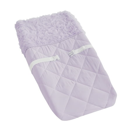 UPC: 0846480078388 | Purple Floral Rose Changing Pad Cover by Sweet Jojo Designs