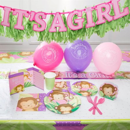 Girl Monkey Baby Shower