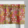thumbnail image 3 of Ambesonne Colorful Window Valance, Floral Vibrant Art, 54" X 18", Multicolor, 3 of 5