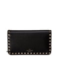 thumbnail image 2 of Valentino Rockstud Grainy Leather Wallet On Chain, Black, 2 of 4