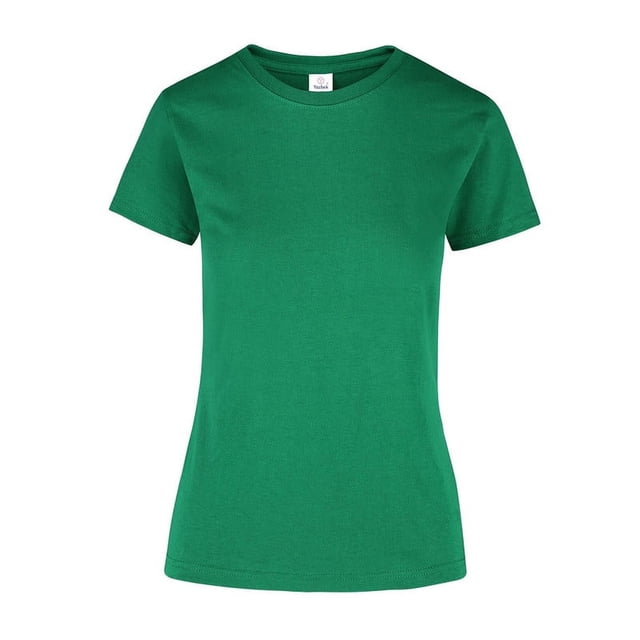 Playera Peso Completo para Dama, Color Jade, 100% Algodón