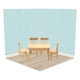 thumbnail image 4 of Tablero de fondo para casa de muñecas 1:12 Tablero de exhibición duradero y multiusos para casa de muñecas Estilo B, 4 of 9