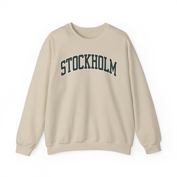 Stockholm Sweatshirt Gifts Crew Neck Shirt Long Sleeve Unisex