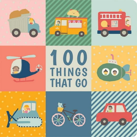 100 Things That Go: Padded Learning Book, (Board Book)