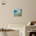 thumbnail image 3 of Vibrant Beach II Colorful Coastal Canvas Wall Art by Art Remedy, Silver Floater Frame, 24"x24", 3 of 7