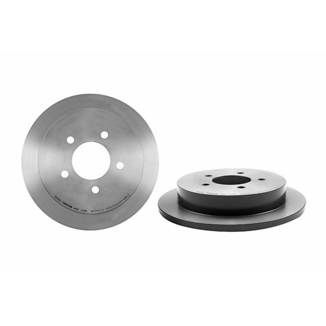 Brembo Brake Rotor 08899481C02 Solid; One Piece Design; Wheel Bolt Pattern 5 x 135 Millimeter; 228.4 Millimeter Hat Inside Diameter; 87.4 Millimeter Hub Diameter; Gray Cast Iron; Single