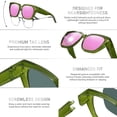 thumbnail image 4 of Gafas de Sol Polarizadas UV400 HAOLOTA para Usar Sobre Anteojos - Mujeres y Hombres, 4 of 6