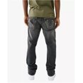 thumbnail image 2 of True Religion Mens Ricky Super T Straight Leg Relaxed Jeans, Black, 29W x 34L, 2 of 2