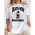 thumbnail image 1 of Camiseta para mujer básica veranoWomen's Fun Grim Reaper Graphic Tee - Casual Crew Neck Short Sleeve T-Shirt, Stretchy & Comfortable Summer TopFather's Day, Mother's Day, New Year, Spring Festival,, 1 of 8