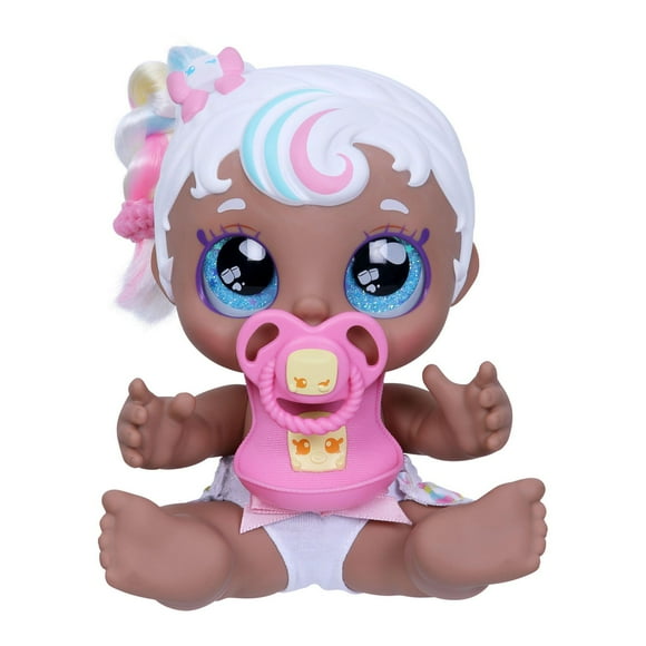 Kindi Kids Scented Baby Sister: Mini Mello Baby Doll Kindi Kids 6.5 inch doll and 2 Accessories