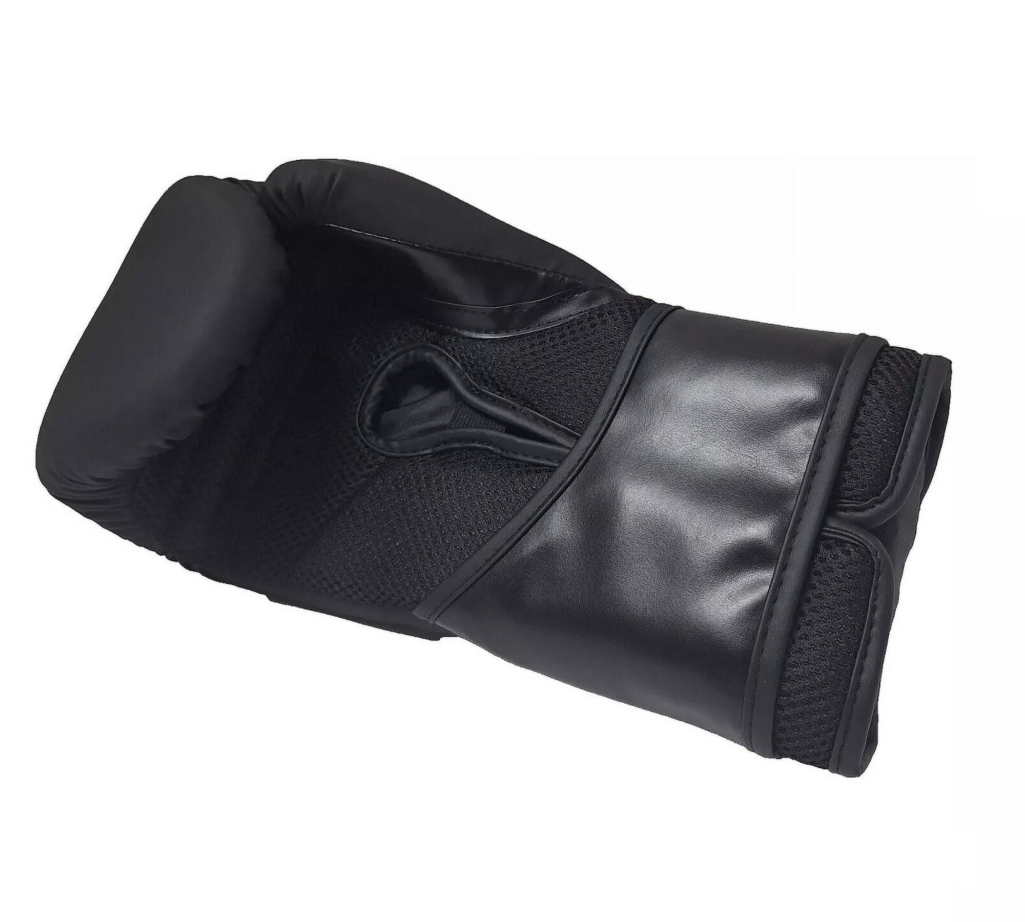 Everlast Elite 2 Boxing Gloves, Black/Gold 12 oz.