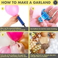 thumbnail image 2 of Brown Balloon Garland Arch Kit with Neutral White, Beige, Light and Dark Brown, Gold Balloons, 2 of 7