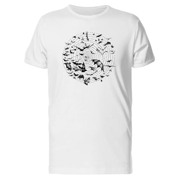 Circle Art Of Mosnter Bats Tee Men's -Image by Shutterstock