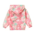 thumbnail image 3 of 3-8T Toddler Girl Boy Windbreaker With Hoods Kids Zipper Coat Windproof Jacket Outwear, 3 of 4