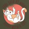 thumbnail image 3 of CafePress - Sleep With A Cat T Shirt - Men's Classic Graphic Cotton T-Shirt, 3 of 4