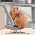 thumbnail image 6 of Yaheetech 71''H Multi-Level Cat Tree Tower with Condos, Light Gray, 6 of 10