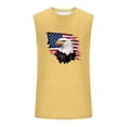 thumbnail image 5 of DIOAZUD Mens Tank Tops USA Eagle of Freedom 4th of July Tank Top Summer Beach Patriotic Muscle Sleeveless Shirts, 5 of 6
