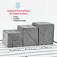 thumbnail image 5 of Yourigami Kids and Toddler Play Gym, Playroom Couch Set, Durable Modular Design, Mountain Gray, 5 of 8