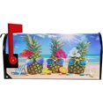 thumbnail image 2 of Funny Tropical Pineapples Sea Beach Magnetic Mailbox Cover MailWraps Garden Yard Home Decor for Outside Standard Size-18"x 20.8" 93, 2 of 5