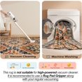 thumbnail image 4 of SHILIU-Area Rug 6x9 Machine Washable Western Aztec Rug Non Slip Low Pile Print Pattern Indoor Carpet for Living Room Bedroom Dining, Orange Brown, 4 of 4
