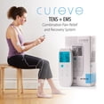 thumbnail image 2 of TENS Unit + EMS Device Combination Pain Relief System and Muscle Stimulator from Cureve - Rechargeable, Portable and Powerful, 2 of 7