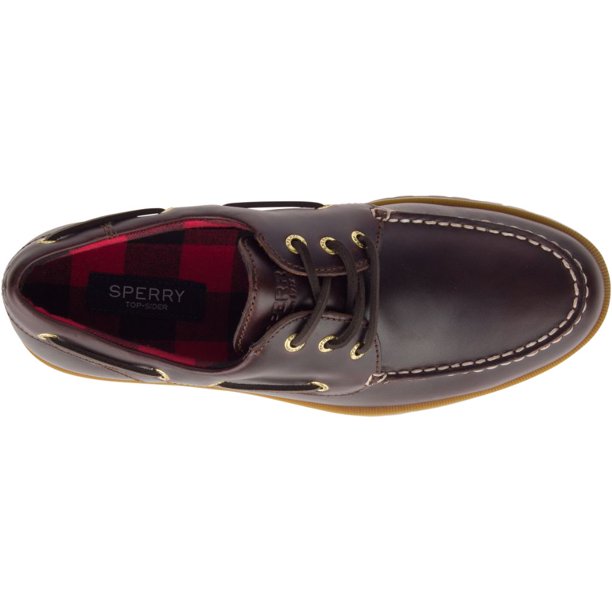 Sperry Men's A/O Lug 3-Eye Boat Shoe in Amaretto 14 - Walmart.ca